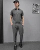 Чоловічий літній костюм (поло на блискавці та штани) Daily Suit M Графіт (RM0256) - зображення 1