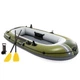 Двухместная надувная лодка Intex 68332 (236 x 114 x 41 см) Seahawk 2 Set + Пластиковые весла и ручной насос - изображение 1