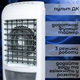 Мобільний охолоджувач повітря Domotec MS-1628, 60 Вт – компактний підлоговий клімат-контроль - зображення 3