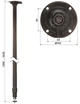 Кронштейн стельовий Delta BR-150X300 (5902887028847) - зображення 3