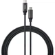 Дата кабель USB Type-C to Type-C 1.0m 100W E-Mark Chip Nylon Vinga (VCPCTC100BK) - изображение 1