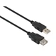 Дата кабель USB 2.0 AM/AF 3.0m Vinga (VCPUSBAMAF3BK) - зображення 1