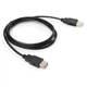 Дата кабель USB 2.0 AM/AF 3.0m Vinga (VCPUSBAMAF3BK) - зображення 3