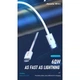 Дата кабель USB-C to USB-C 1.0m PD-B83a 60W Proda (PD-B83a-WHT) - изображение 2
