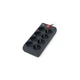 Мережевий фільтр живлення REAL-EL RS-8 Protect 5m, black (EL122300024) - изображение 2