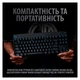Клавіатура Logitech G PRO Mechanical Gaming USB UA Black (920-009392) - изображение 4