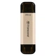 USB флеш накопичувач Transcend 256GB JetFlash 930 Gold-Black USB 3.2/Type-C (TS256GJF930C) - изображение 1