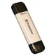 USB флеш накопичувач Transcend 256GB JetFlash 930 Gold-Black USB 3.2/Type-C (TS256GJF930C) - изображение 3