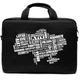 Сумка для ноутбука Vinga 14" NB1402 Black, white print (NB1402UWBK) - изображение 2