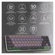 Клавіатура GamePro MK122R Red Swich Low Profile Wireless Dark Gray (MK122R) - изображение 7