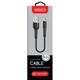 Дата кабель USB 2.0 AM to Micro 5P 0.2m CBFLEXM0 black Intaleo (1283126487422) - изображение 2