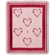 Плюшевый плед PINK Victoria’s Secret Pink Hearts Cozy-Fleece Blanket - изображение 1