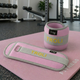 Утяжелители розовые 2кг для рук и ног SP-Sport Troli 3911 комплектация 2шт по 1кг Pink-Grey - изображение 7
