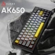 Клавіатура Ajazz AK650 Moon Yellow Switch USB UA Black/Grey/Yellow (AK650-MY-GWY) - зображення 6