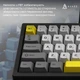 Клавіатура Ajazz AK650 Moon Yellow Switch USB UA Black/Grey/Yellow (AK650-MY-GWY) - зображення 10