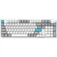 Клавіатура GamePro Asgard Drakkar Keychron Super Red Switch Wireless/Bluetooth/USB UA White (MK305WH) - зображення 1