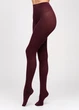 Тёплые хлопковые женские колготки Giulia LUCKY COTTON 200 (3) Bordo-marsala, плотные матовые, теплые колготы - изображение 5