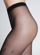 Жіночі колготки з геометричним візерунком Giulia NOIR 20 (2) 3 Black-nero, капронові колготки Джулія - зображення 9