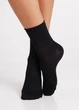 Шкарпетки жіночі бавовняні в рубчик Giulia WS3 FASHION 060 36/40 Black-black - зображення 1