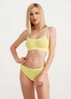 Труси бразиліана жіночі безшовні Giulia BRASILIAN BRIEFS COLOR L/XL Yellow-charlock, трусики з мікрофібри - зображення 7