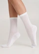 Жіночі класичні шкарпетки Giulia WS3 TERRY CLASSIC 003 36/40 White, білі однотонні бавовняні шкарпетки - зображення 6