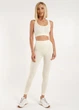 Безшовні легінси жіночі з мікрофібри Giulia LEGGINGS 02 S/M White-vanilla - зображення 2