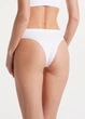 Труси бразиліана жіночі безшовні в рубчик Giulia BRASILIAN BRIEFS RIB S/M White-white - изображение 2
