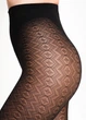 Женские колготки с ажурным рисунком Giulia TISSUE 20 (3) 4 Black-nero, ажурные, колготи с рисунком, капроновые - изображение 8