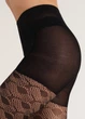 Ажурні жіночі колготки в сітку з візерунком Giulia FASHION NET 40 (1) 2 Black-nero, колготки-імітація сітки - зображення 7