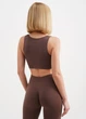 Безшовний жіночий топ з ефектом push-up з мікрофібри Giulia TOP SHAPE S/M Brown-deep taupe, жіночий топ - зображення 5