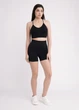Шорты женские бесшовные с моделирующим швом Giulia SHORTS SHAPE L/XL Black-, спортивные эластичные велосипедки - изображение 8