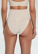 Женские бесшовные трусы слипы с эластичным корректирующим поясом Giulia HI-LEG SHAPEWEAR L/XL Beige-light nude, корректирующие трусики - изображение 7