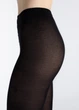 Жіночі теплі колготи з бавовни Giulia MICROCOTTON 100 5 Black-nero - изображение 4