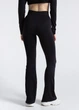 Жіночі безшовні легінси з кльошем від коліна Giulia LEGGINGS FLARED L/XL Black-black - зображення 3