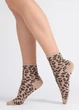 Жіночі шкарпетки з анімалістичним принтом Giulia WS2 FASHION 2503 36/40 Beige-piel, повсякденні без резинки, з леопардовим принтом - зображення 7