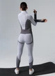 Жіночі спортивні легінси з мікрофібри Giulia LEGGINGS SPORT FIT L/XL Multicolor-white/grey - изображение 2