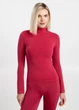 Бесшовная женская водолазка с короткой горловиной Giulia LONG SLEEVE NECK L/XL Bordo-winterberry, базовая облегающая - изображение 7