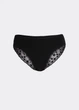 Жіночі труси сліпи з мереживом Giulia Lady lace 2316/61 M Black, бавовняні трусики, комфортні на кожен день, нижня білизна Джулія - зображення 7