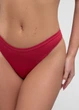 Трусики стрінги жіночі безшовні Giulia STRING BRIEFS COLOR L/XL Bordo-winterberry - изображение 3