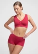 Безшовні жіночі труси шортики Giulia BOXER BRIEFS COLOR S/M Bordo-winterberry - изображение 4