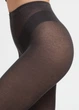 Женские теплые колготки из хлопка Giulia MICROCOTTON 100 4 Grey, плотные классические колготки - изображение 10
