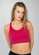Женский бесшовный спортивный топ Giulia FLEX TOP FREE S/M Bordo-winterberry, комфортный топ из микрофибры - изображение 7