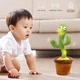 Танцюючий кактус Зелений 120 пісень з підсвічуванням Dancing Cactus M49115 - зображення 3