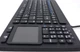 Промислова силіконова клавіатура Davo D-87P USB з тачпадом, IP68 (Герметична), Чорна (DAV-IKB107-TP) - зображення 3
