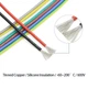 М'який силіконовий кабель 20 AWG (0.51 мм²), ціна за 1 м, силовий кабель, луджена мідь, багатожильний, зносостійкість, червоний - зображення 2