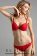 Комплект белья: бюстгальтер с двойным push-up и стринги 9301 Balaloum красный 70B/S - изображение 1