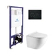 Инсталляционный модуль Koller Pool Dune 1200SL+Air Black matt+Round Smart - изображение 1