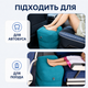 Портативная надувная подушка для путешествий, подставка для ног, 3 уровня высоты, для самолета, автобуса, голубой цвет - изображение 5