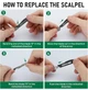 Сменный комплект для плоскогубцев BIBURY Multitool, кусачек для проволоки, сменной отвертки и стеклобойного инструмента, сменных лезвий для пил, напильников и скальпелей, подходящих для многоцелевых плоскогубцев, аксессуаров для мультиинструментов. - изображение 6