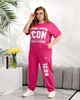 Женский костюм повседневный малиновый 52-54 р2322А.350 - изображение 4